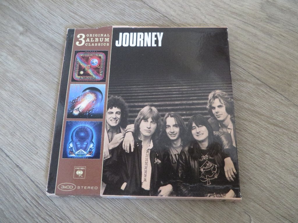 JOURNEY 3 Albums CD: Departure - Escape - Frontiers, Pop, Ophalen of Verzenden, Zo goed als nieuw, Inclusief boekje