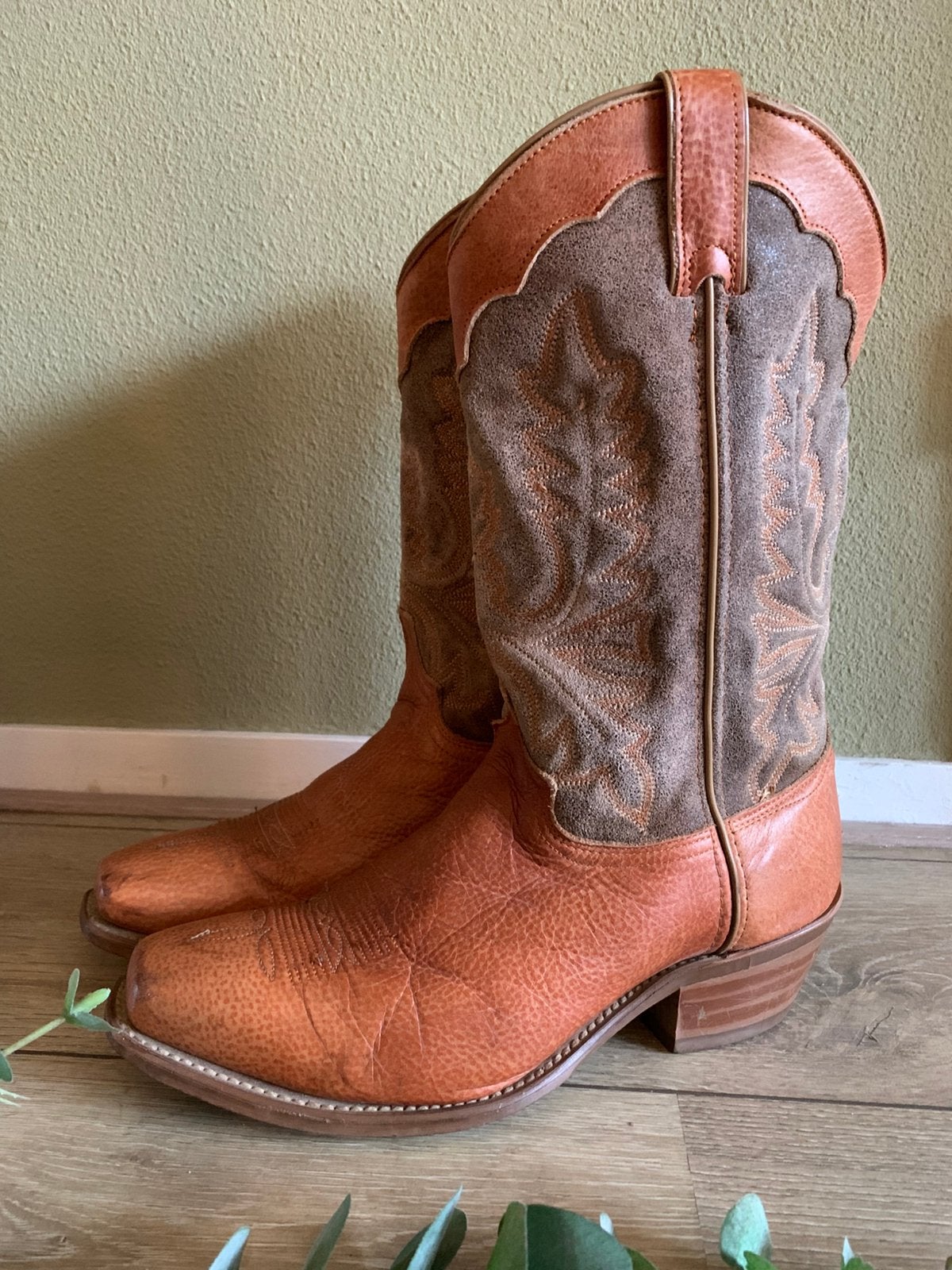 Justin Boots cowboylaarzen square toe 43, -, Boots, Ophalen of Verzenden, Zo goed als nieuw