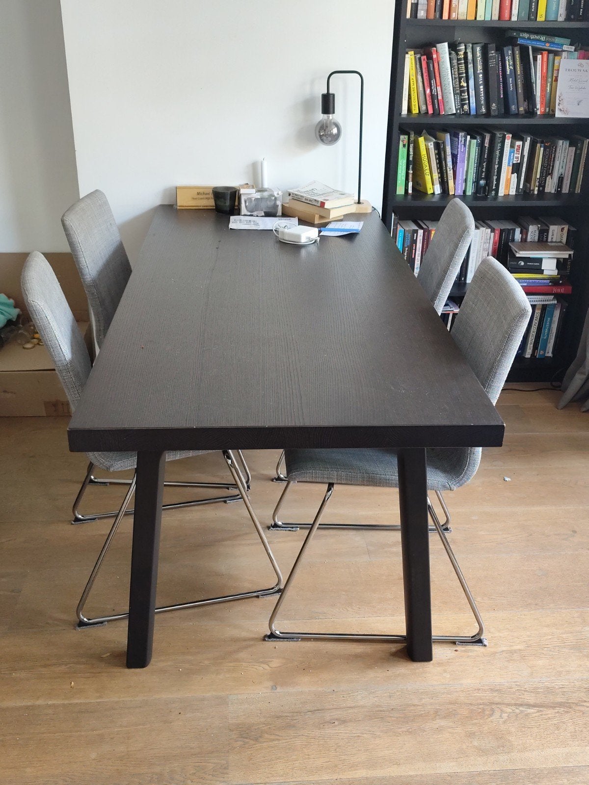 IKEA Vastanby eettafel - 170x78 cm, Overige houtsoorten, Gebruikt, 150 tot 200 cm, Vier personen