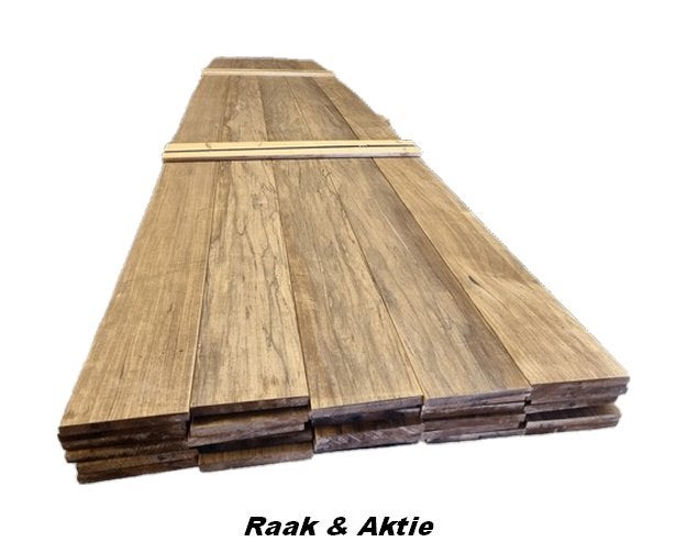 Hardhouten planken geschaafd 1.8x18.5 cm - nr: HP161, Ophalen, Planken, Nieuw, Hardhout