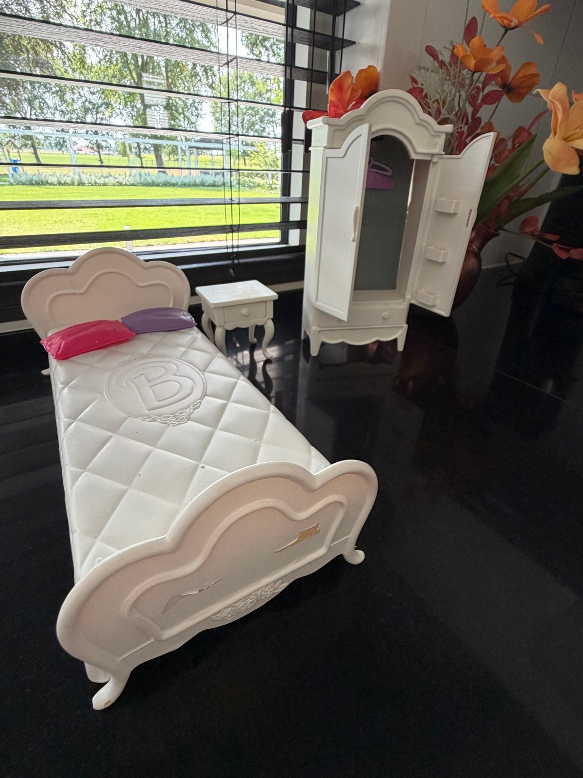 Barbiehuis meubels: Keuken, badkamer, slaapkamer, woonkamer, Ophalen, Gebruikt, Barbie