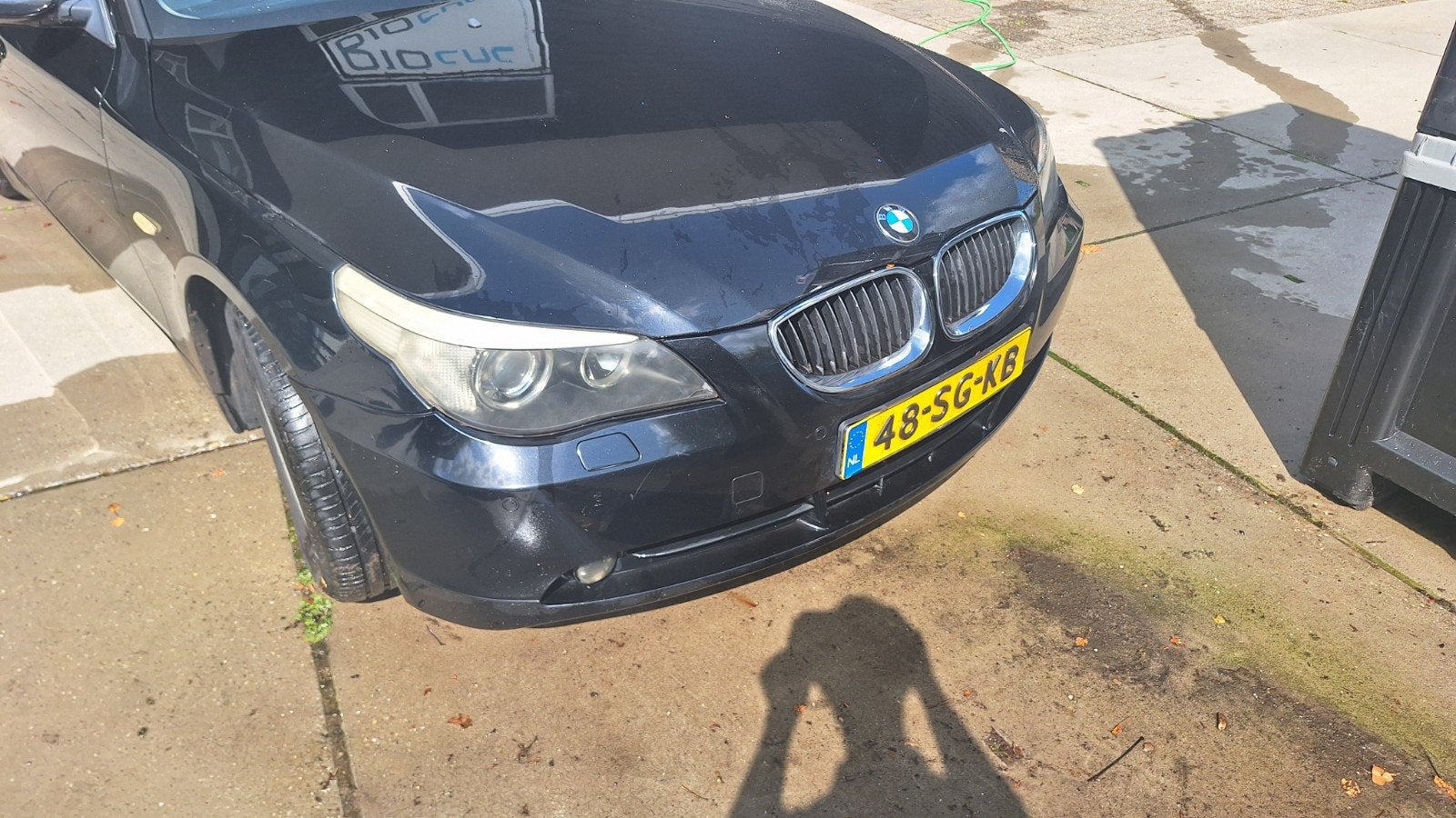 Voorbumper en achterbumper e61 PDC Sapphire black nr 475, Ophalen, Gebruikt, Achter, Bumper