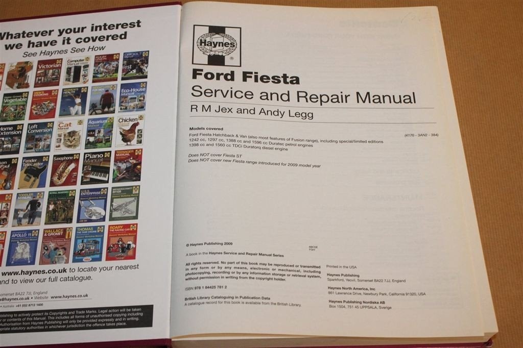 Ford Fiesta Service & Repair Manual 2002-2008 — Haynes, Ophalen of Verzenden