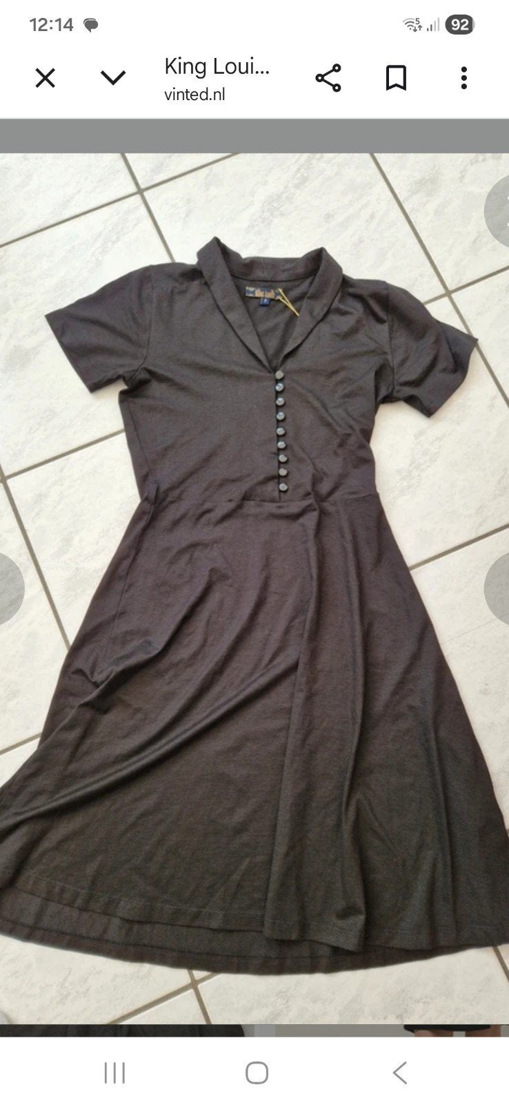 King Louie zwart Emmy jurkje (nieuw), Kleding | Dames, Zwart, Nieuw, Ophalen of Verzenden, Knielengte
