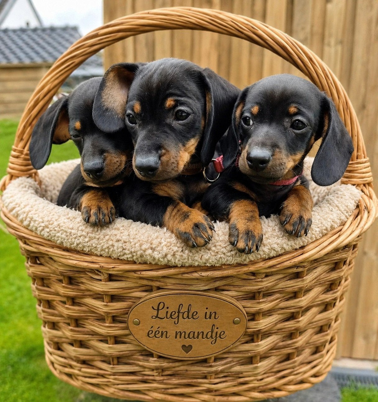 Raszuivere black en tan dwerg teckel pups (nog 2 beschikbaar, 8 tot 15 weken, Korthaar, Dwerg, Meerdere
