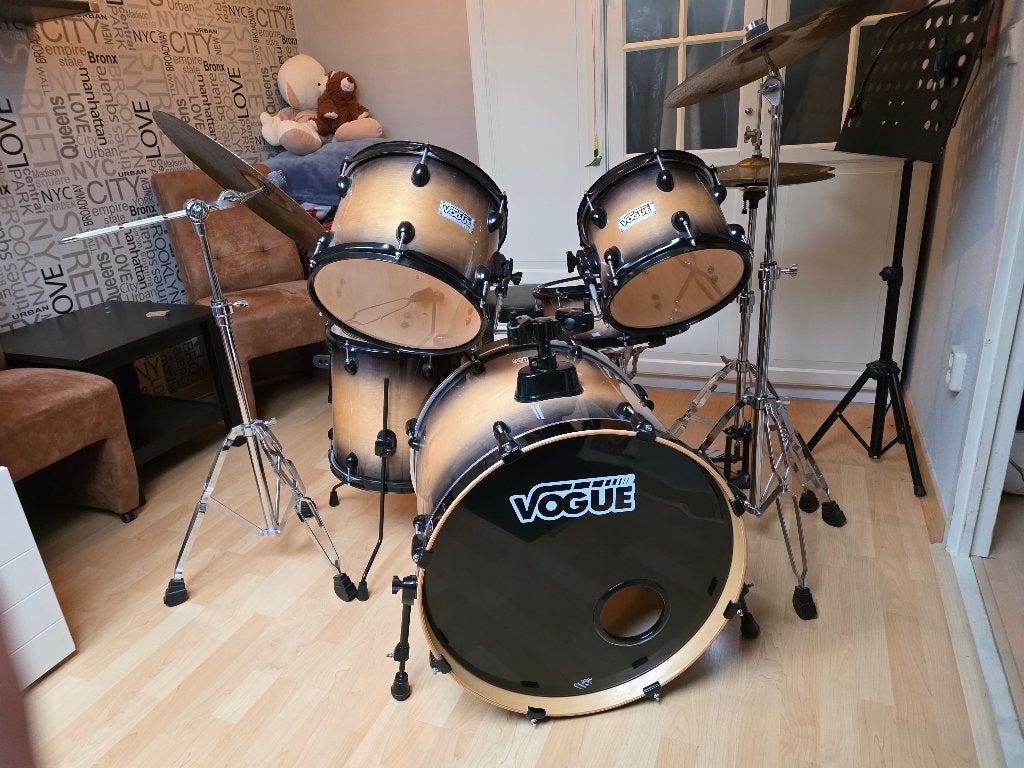Drumstel Vogue, Muziek en Instrumenten, Ophalen, Gebruikt, Overige merken