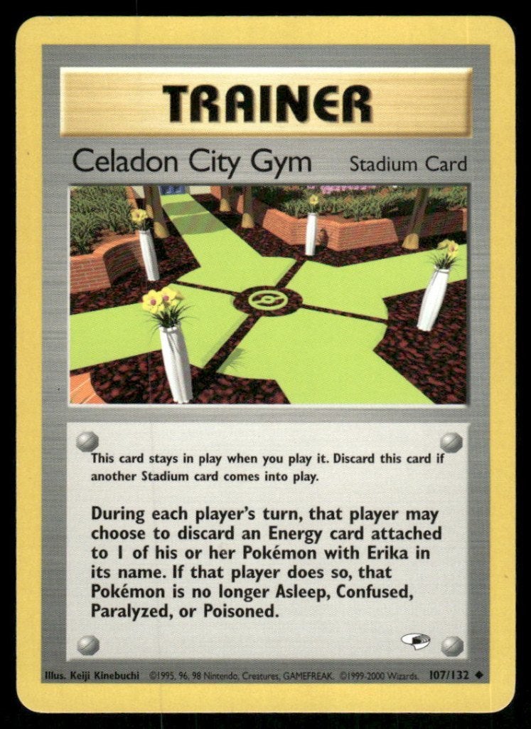 Celadon City Gym 107/132 - Gym Heroes, Verzenden, Gebruikt