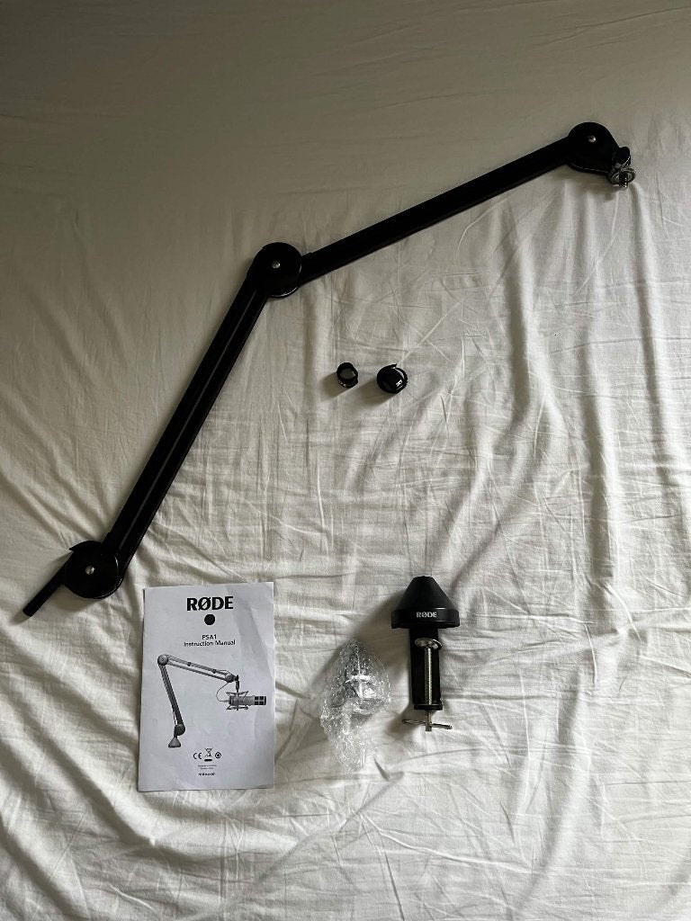 Rode PSA1 Studio Arm Microfoon Statief, Ophalen, Zo goed als nieuw, Audio
