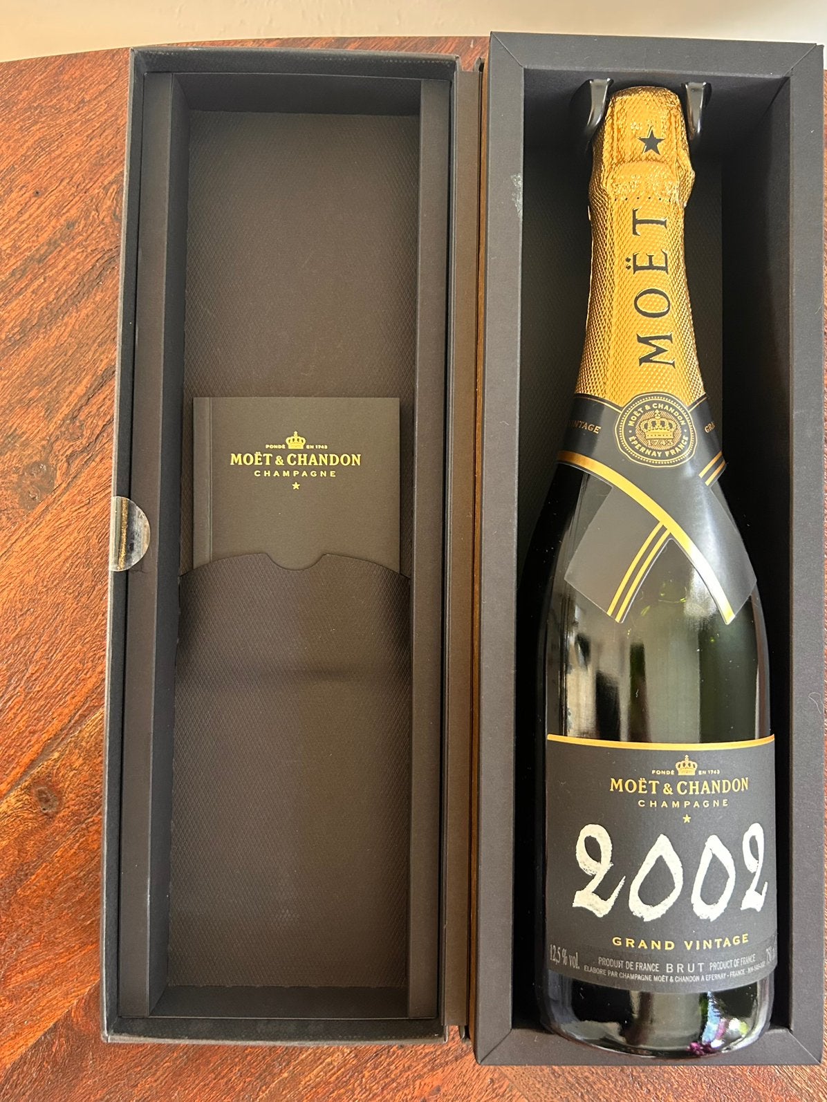 Moët & Chandon Grand Vintage 2002 Brut | Originele Giftbox, Frankrijk, Nieuw, Ophalen of Verzenden, Champagne