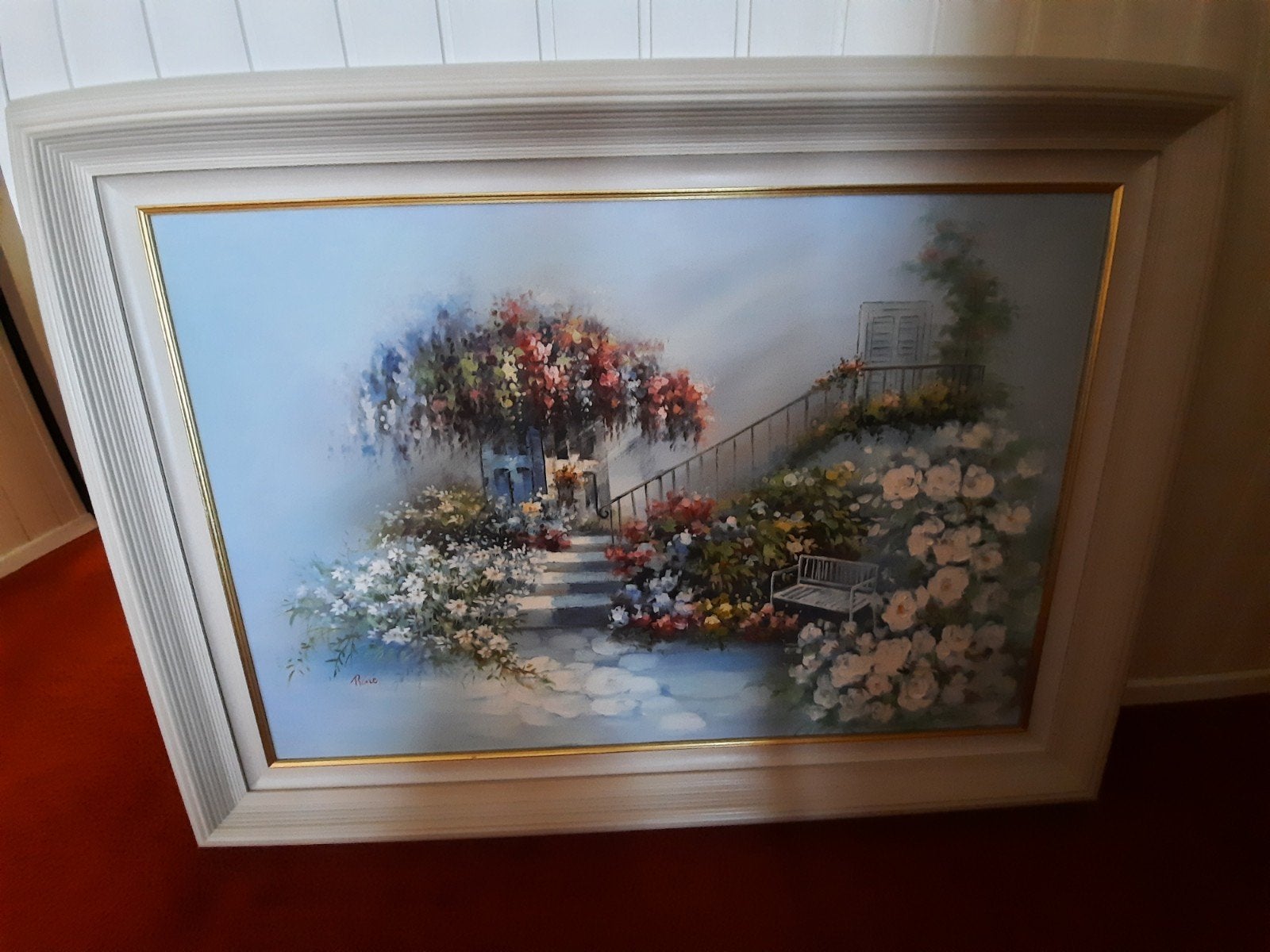 olieverf schilderij twee stuks, Ophalen