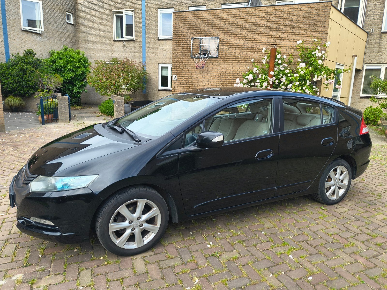 Honda Insight 1.3 Hybrid 2009,Hybride Accu vervangen in 2021, Auto's, Euro 5, Stof, 4 cilinders, Zwart