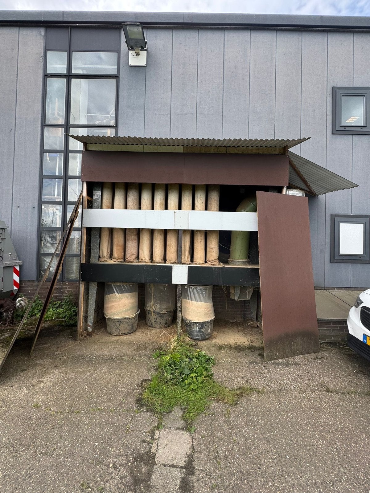 Industriële afzuiging voor houtstof - 3.20x1x1m, Ophalen