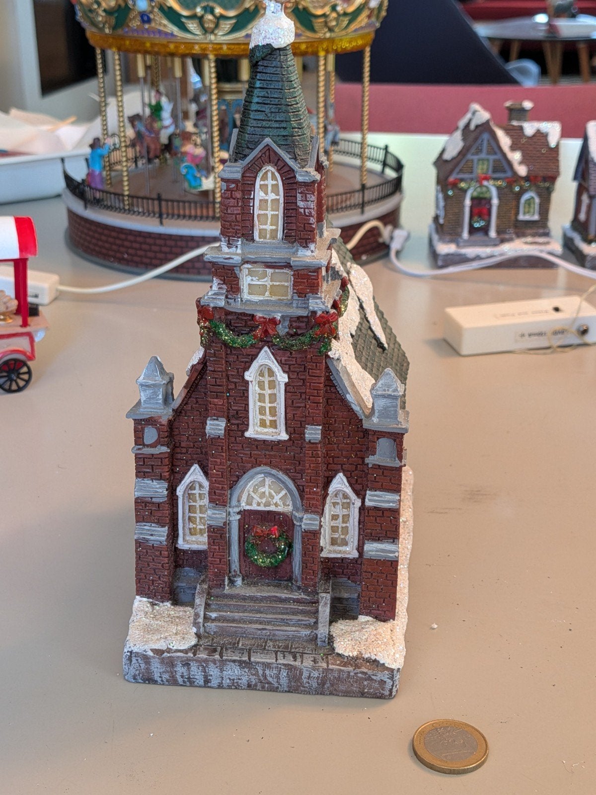 Kersthuisjes en kerstkerk, Ophalen of Verzenden