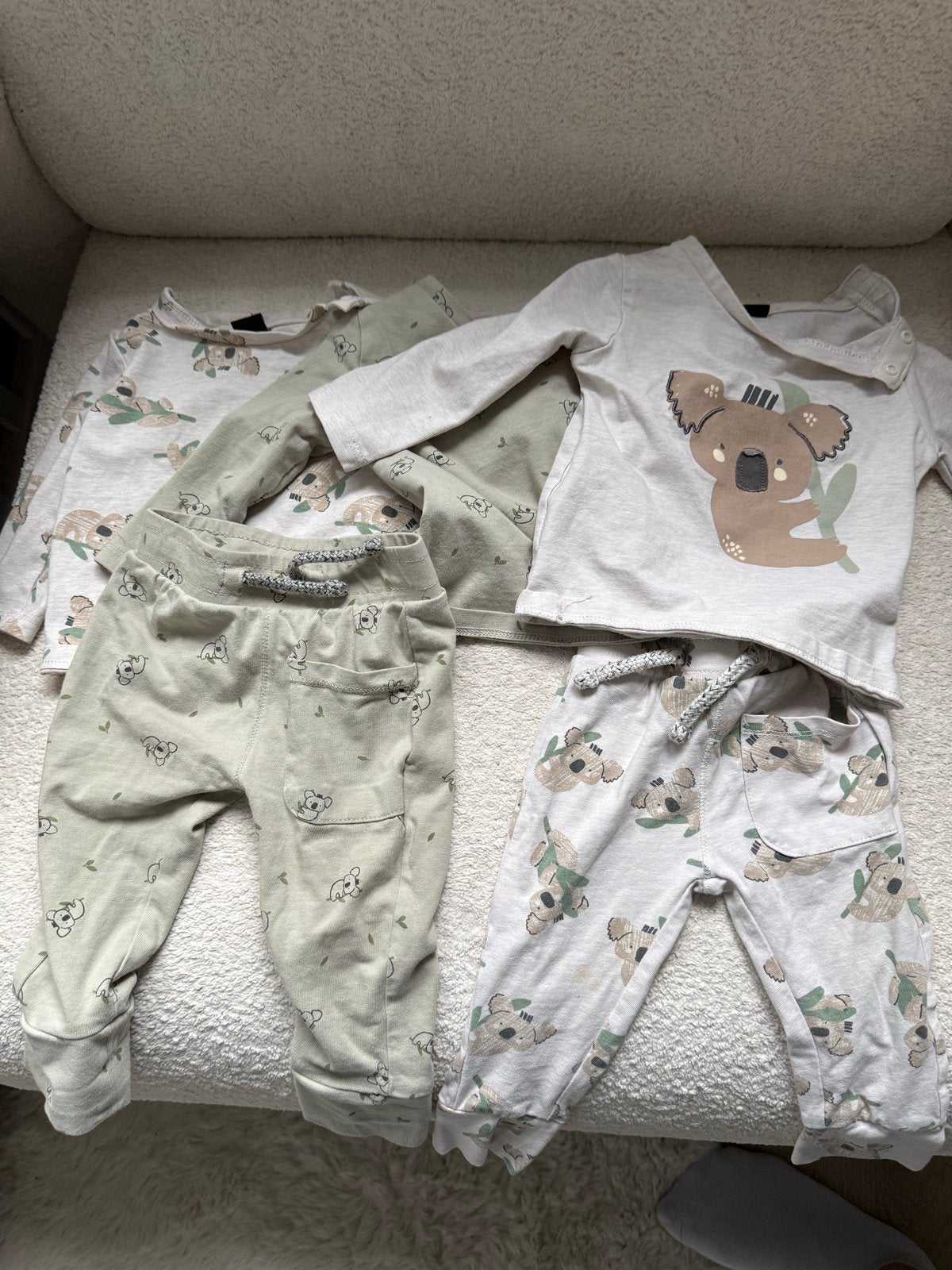 Leuke Koala Setjes voor Baby's - Maat 62, Ophalen of Verzenden, Zo goed als nieuw, Jongetje of Meisje, Setje