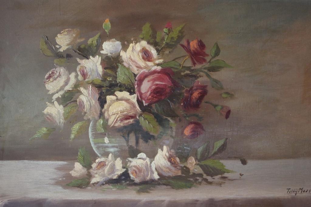 Tilly Moes, olie/doek, fraai werk, een  topper., Antiek en Kunst, Ophalen