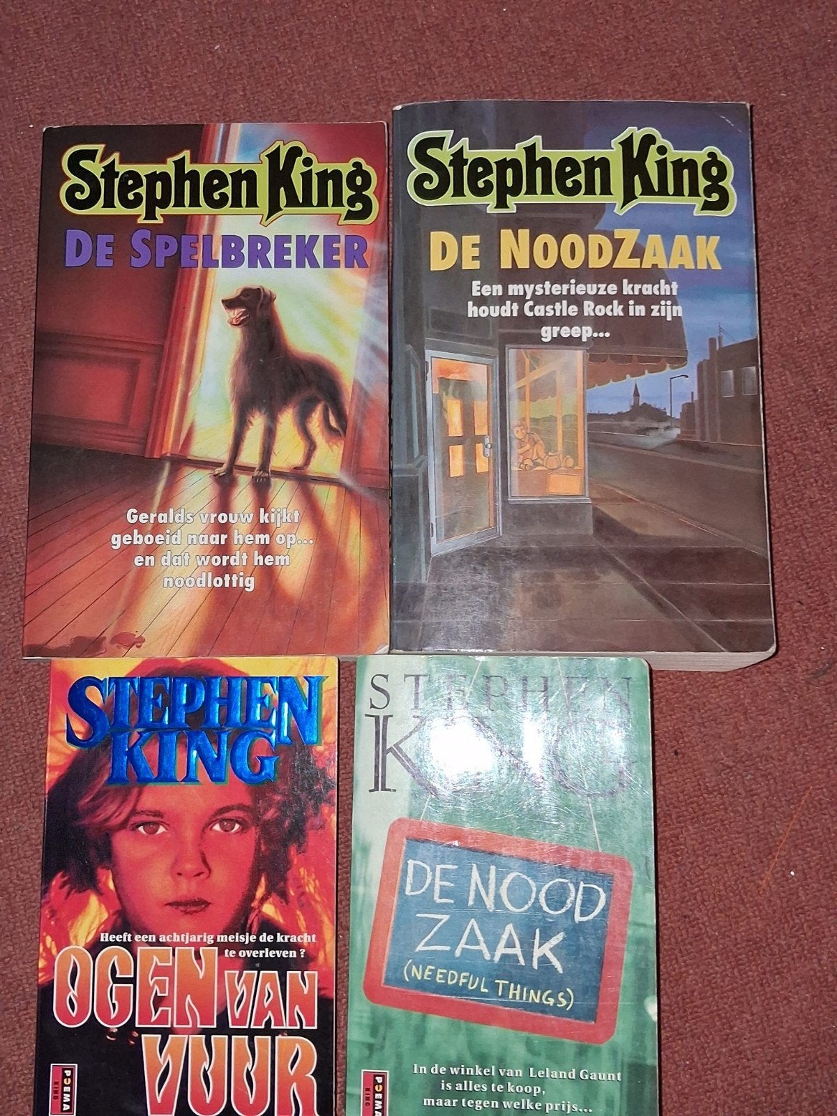 Stephen King Boeken: 4 stuks totaal, Boeken, Thrillers, Gelezen, Nederland, Verzenden