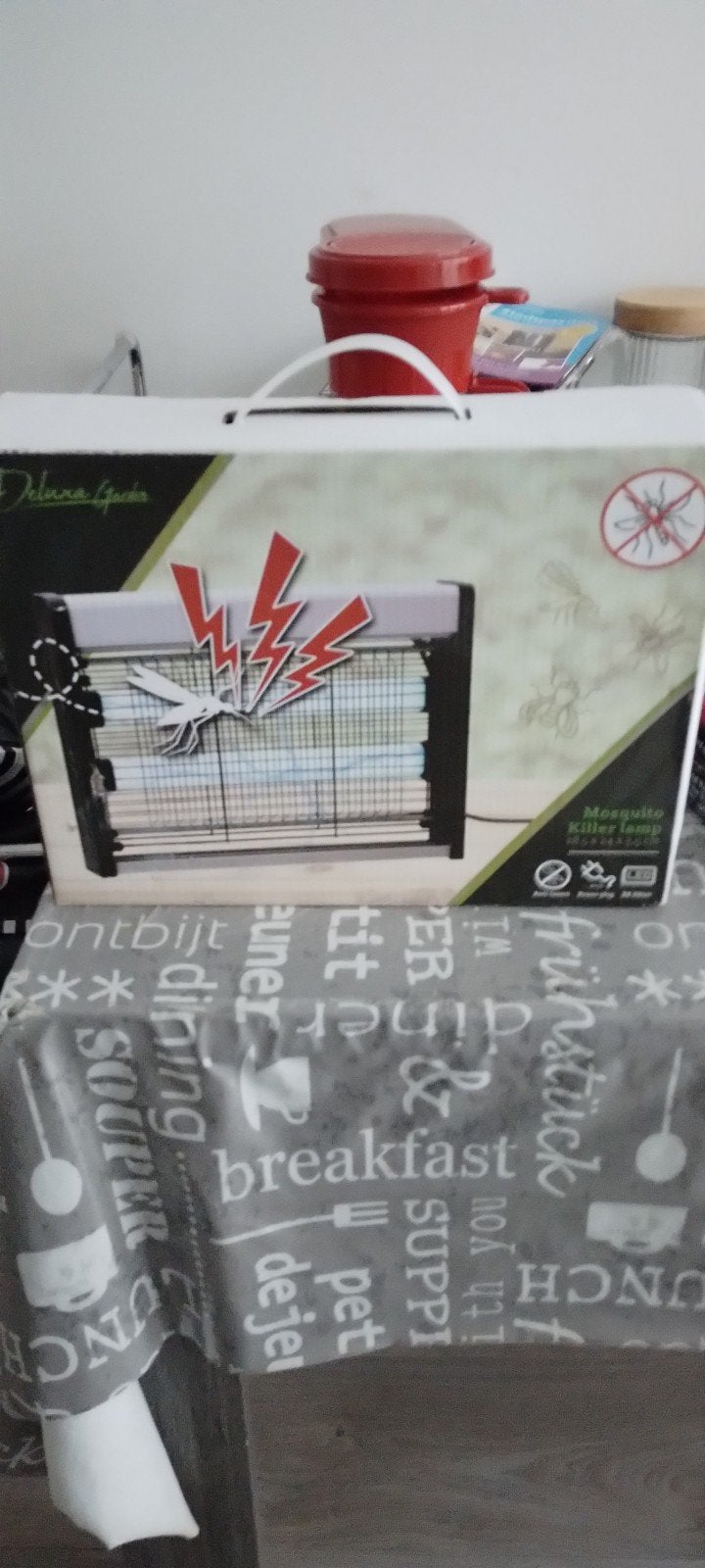 Delana Gacia Mosquito Killer Lamp - Nieuw in doos, Ophalen, Zwart, Nieuw, Kunststof