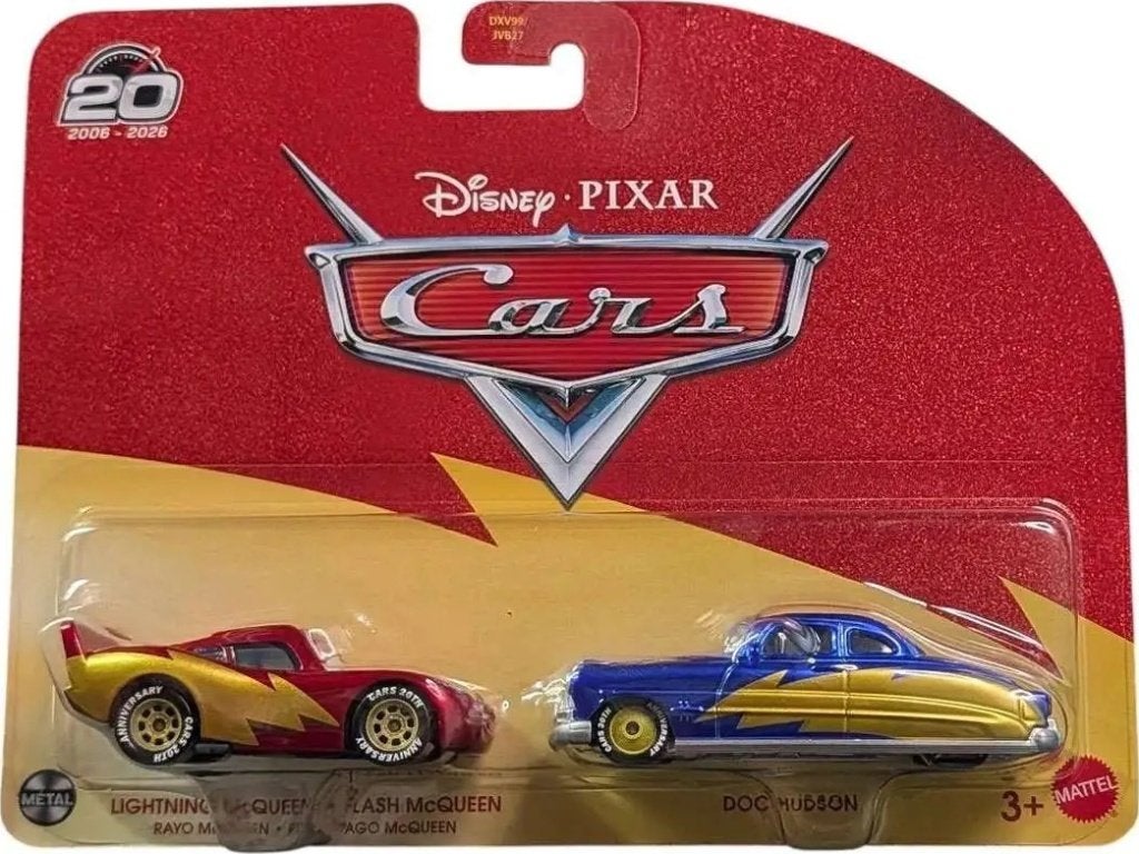 Disney Pixar Cars Lightning McQueen Doc Hudson 20th, Ophalen of Verzenden, Nieuw