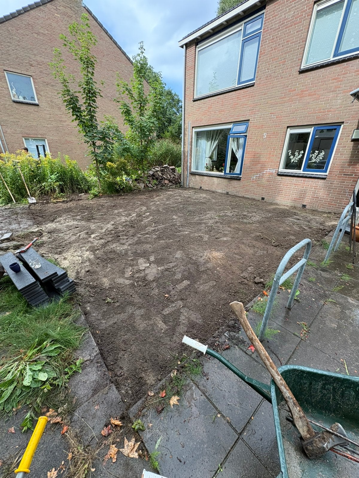 Grond zand tuinaanleg stratenmaker, Tuin en Terras, Ophalen of Verzenden, Zo goed als nieuw, Overige typen