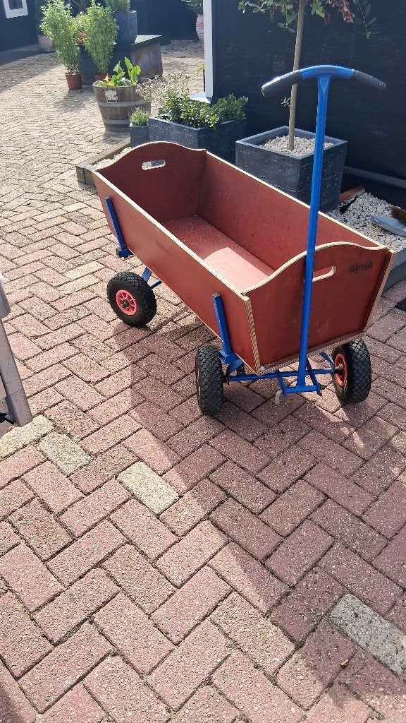 UNIEKE BERG 4 wiel gestuurde bolderwagen, Caravans en Kamperen, Bolderkarren, Ophalen, Zo goed als nieuw