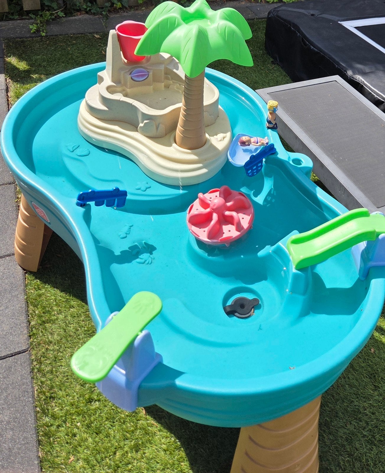 Zand- en watertafel met accessoires, Ophalen, Gebruikt