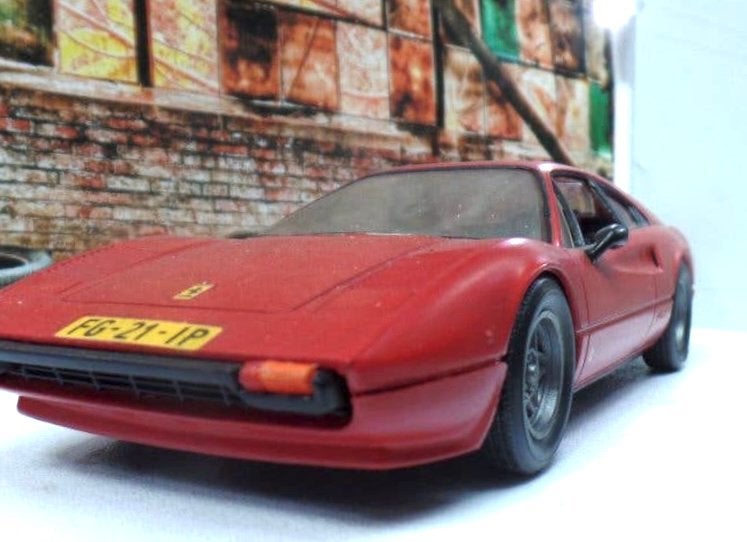 Ferrari 308 GTB modelauto - Rood,, Gebruikt, Auto, 1:32 tot 1:50, Ophalen of Verzenden