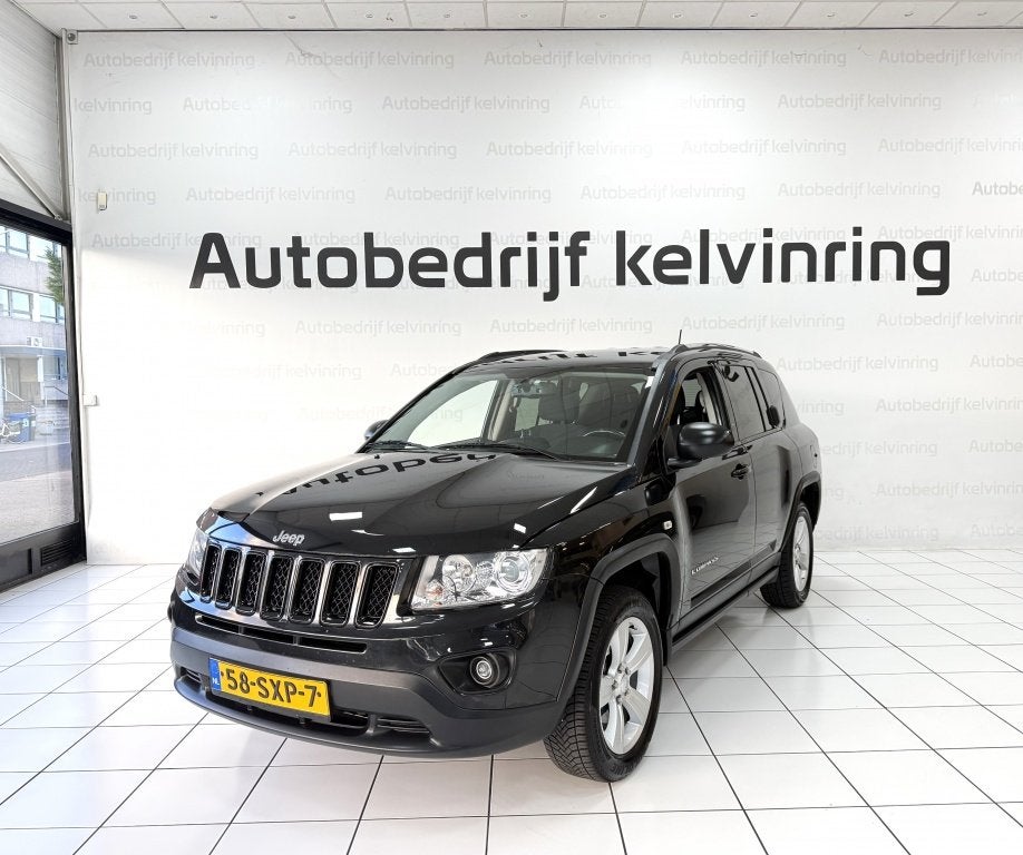 Jeep Compass 2.0 Sport Bovag Garantie NAP (bj 2012), 13 km/l, 4 cilinders, 157 pk, Zwart