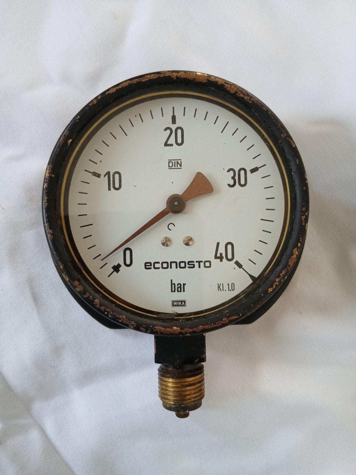 Manometer Drukmeter startlucht sleepboot motor schip, Ophalen of Verzenden, Motor en Techniek
