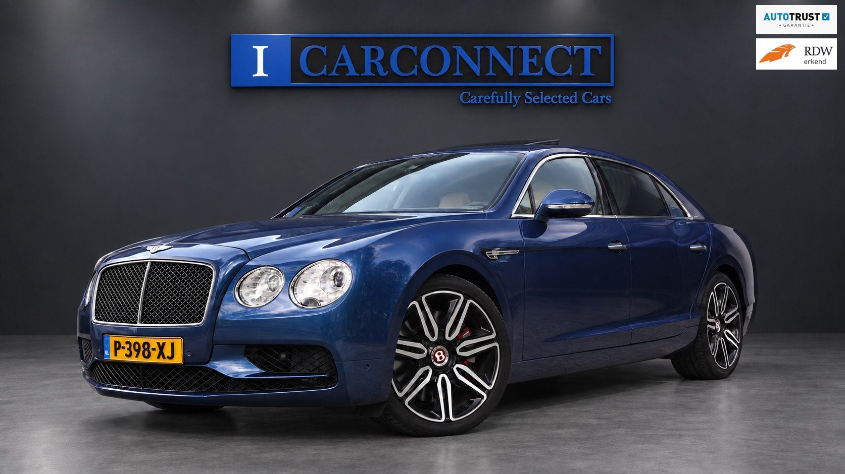Bentley Flying Spur 4.0 V8 S Mulliner|Full-options|Fraaie st, Auto's, Automaat, Dealer onderhouden, Gebruikt, Leder