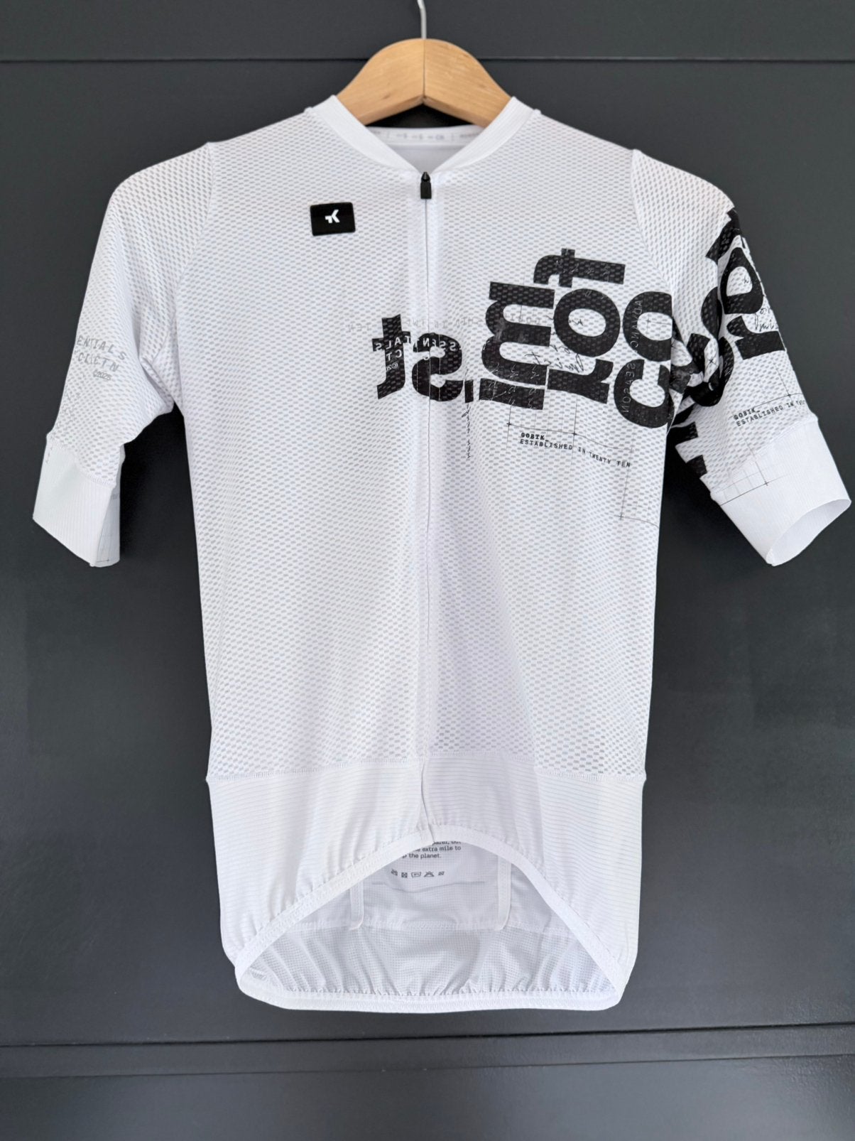 GOBIK Carrera 2.0 Jersey, maat S, wit/zwart, nieuw, Fietsen en Brommers, Fietsaccessoires | Fietskleding, Ophalen of Verzenden