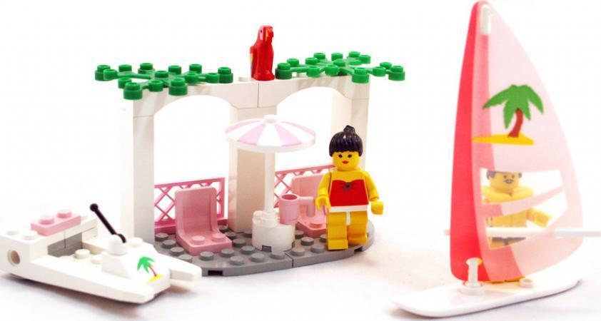 Lego 6401 Paradisa seaside Cabana, Gebruikt, Overige thema's, Lego, Ophalen of Verzenden