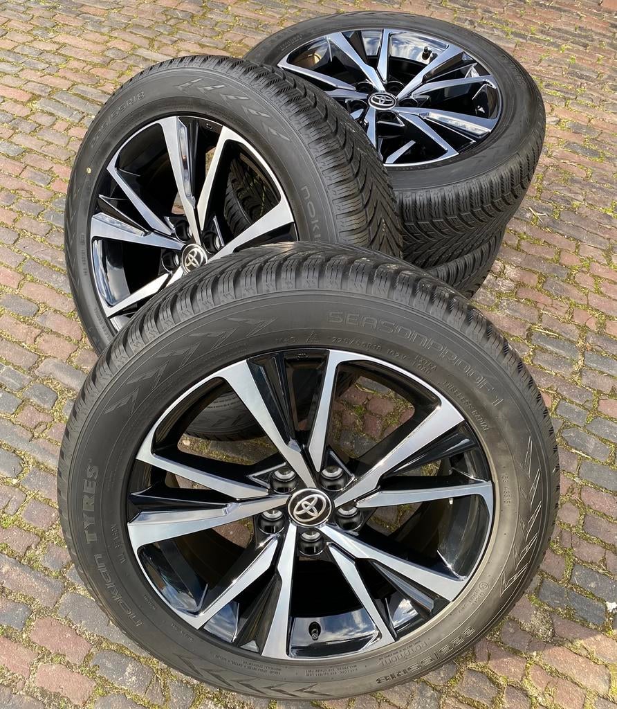 NIEUWE (demo) 2025 Toyota C-HR velgen Tpms Allseason banden, Auto-onderdelen, Banden en Velgen, 18 inch, Banden en Velgen, Nieuw
