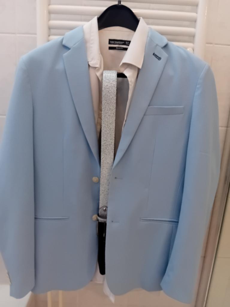 Pak / Kostuum tieners, Kostuum of Pak, Blauw, WE, Maat 42/44 (L)