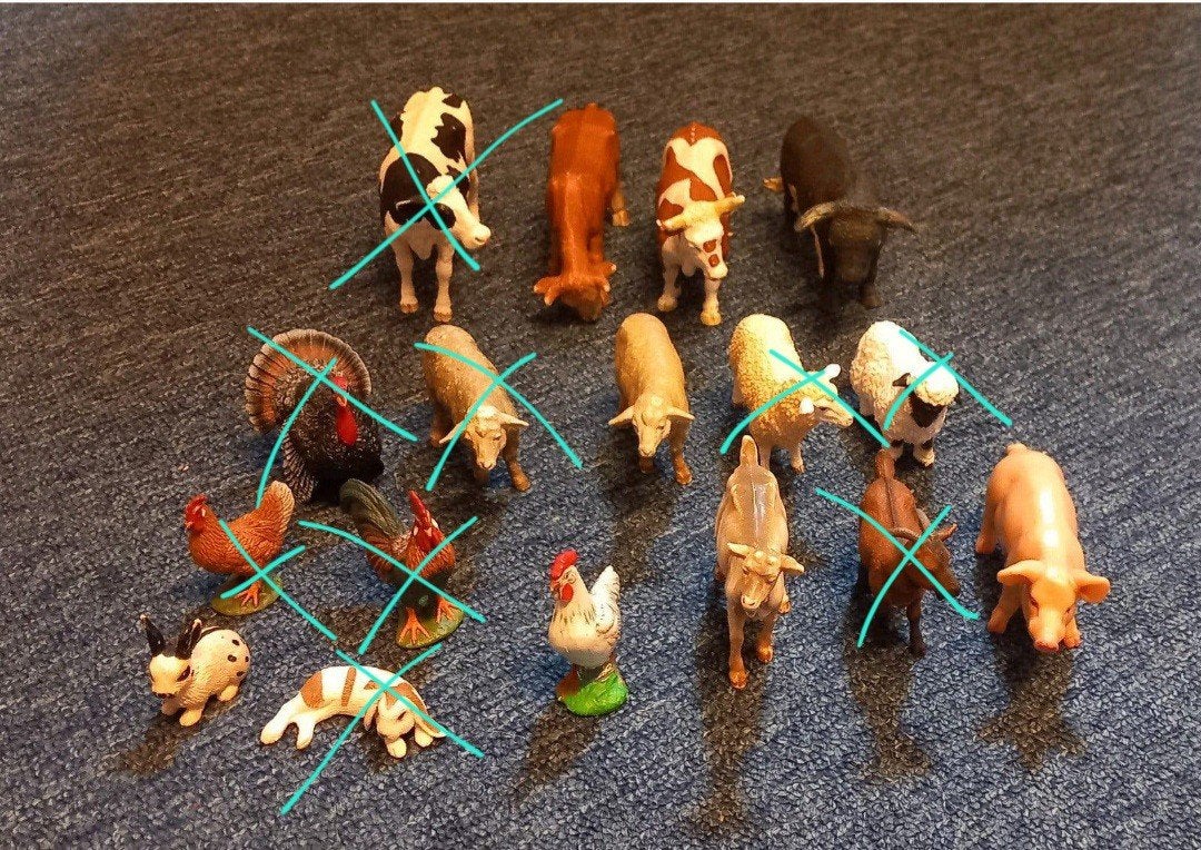 Schleich boerderij dieren, Verzamelen, Dierenverzamelingen, Ophalen of Verzenden, Zo goed als nieuw, Boerderijdier, Beeldje of Figuurtje