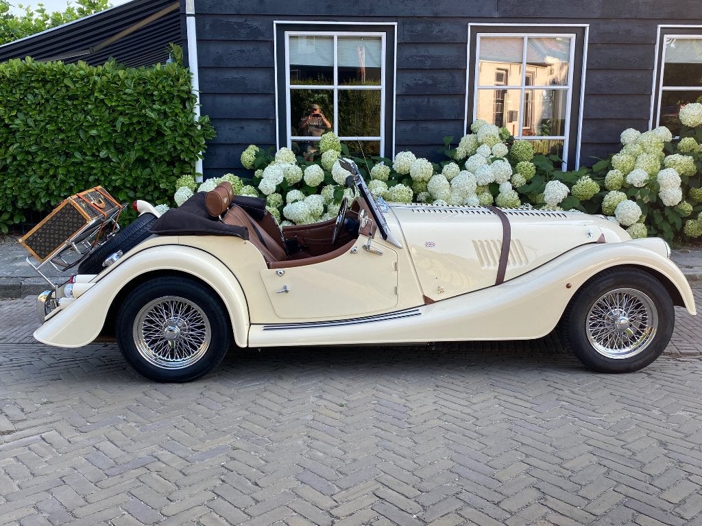 Morgan Plus-4 2.0 2015 Royal Yvory,CONCOURSSTAAT, Achterwielaandrijving, Cabriolet, Bruin, Handgeschakeld