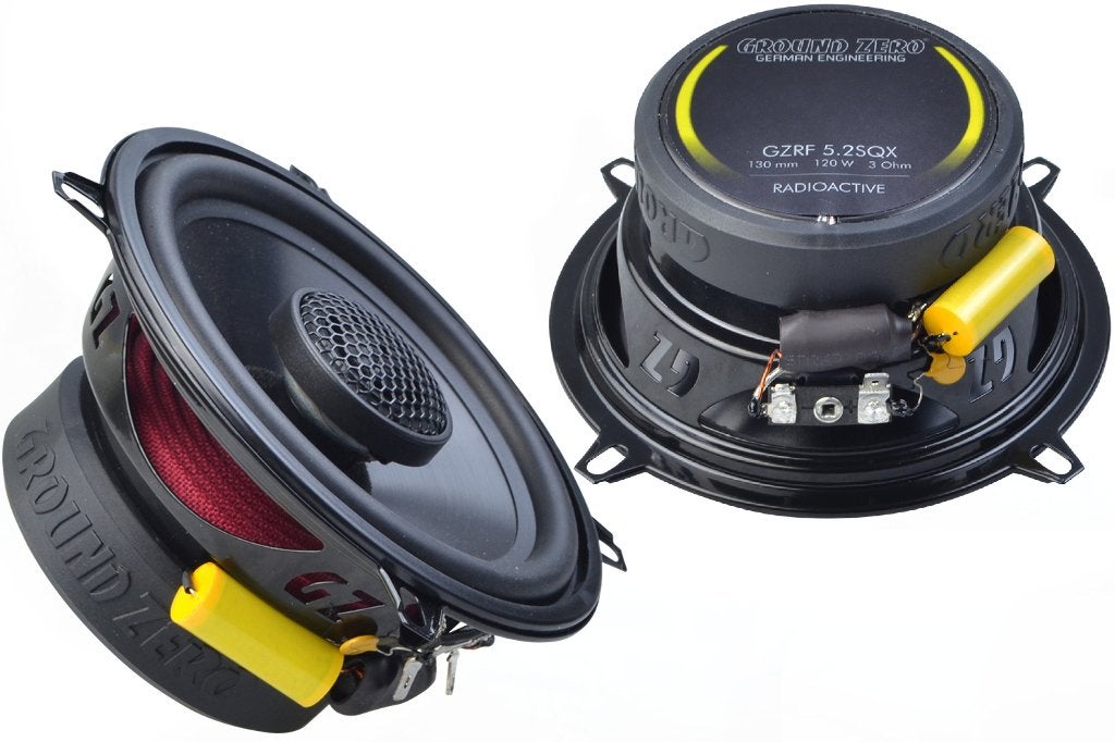 Ground Zero GZRF 5.2SQX Luidsprekers 13cm (120W / 80Wrms), ., Nieuw, Ophalen of Verzenden, .