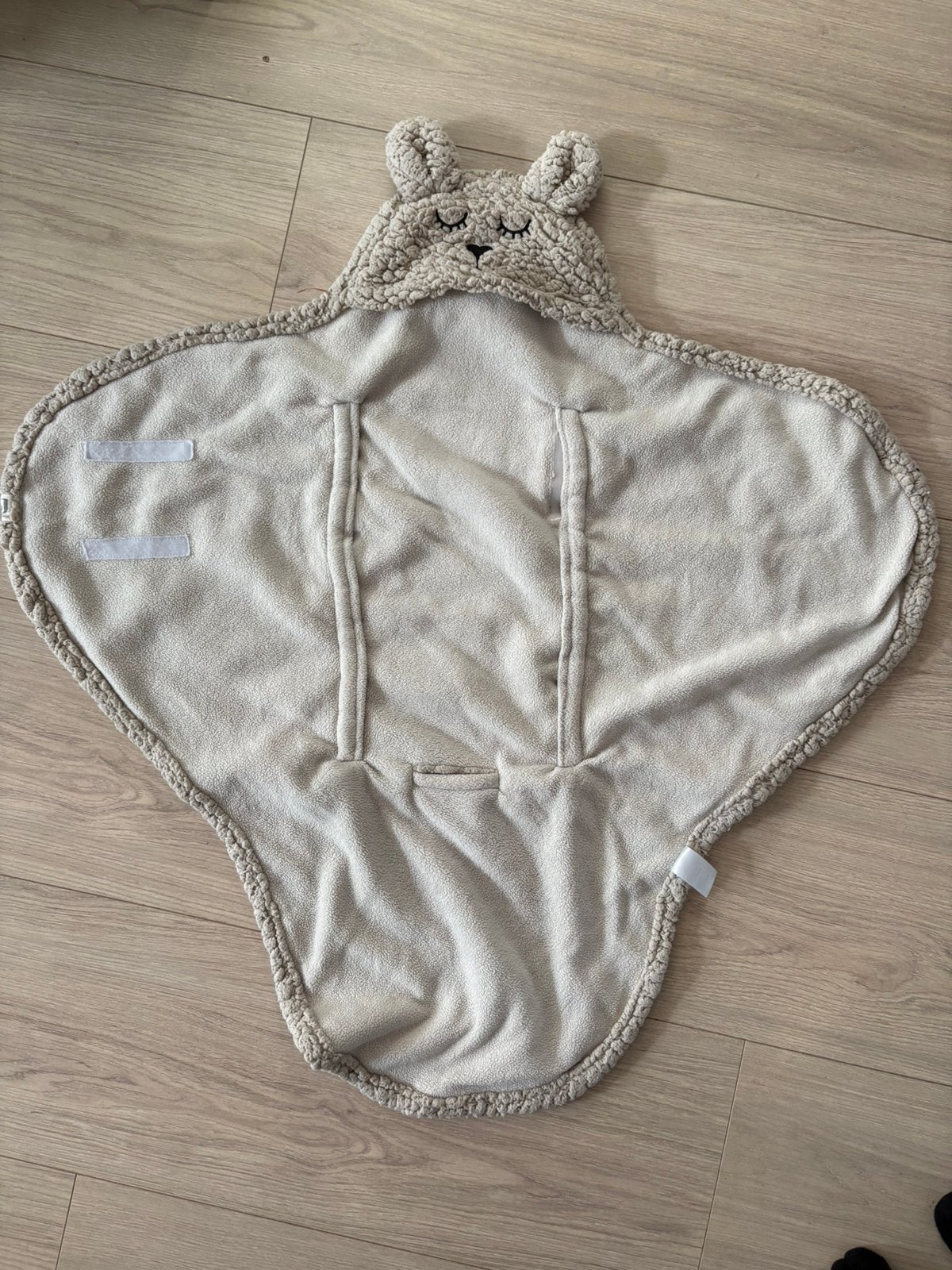 Konijn wikkeldeken - zeer goede staat, Ophalen of Verzenden, Zo goed als nieuw, Beige, Deken