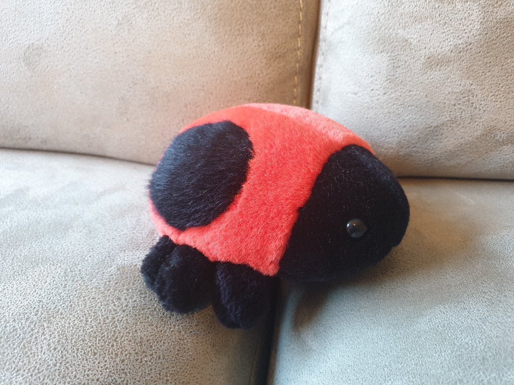 Knuffel - Lieveheersbeestje, Ophalen of Verzenden, Zo goed als nieuw, Overige typen