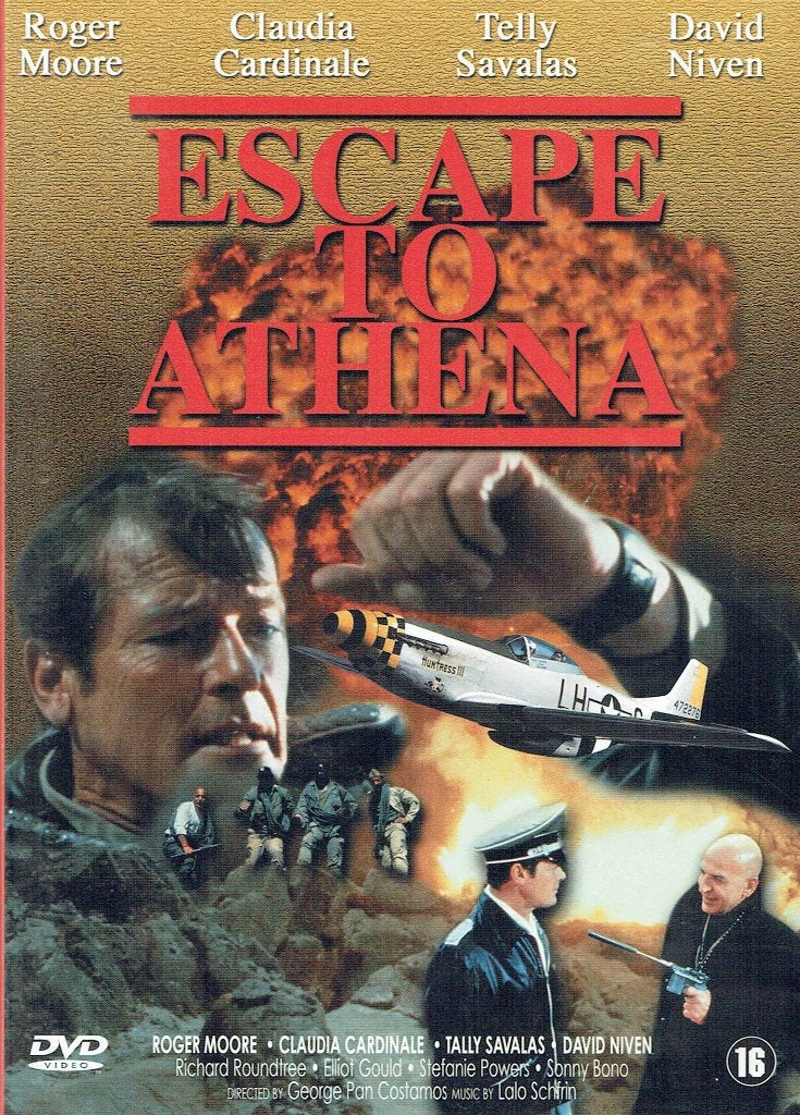DVD 'Escape to Athena' en kans op gratis bezorging, Cd's en Dvd's, Engels, Vanaf 16 jaar, Actie, Ophalen of Verzenden