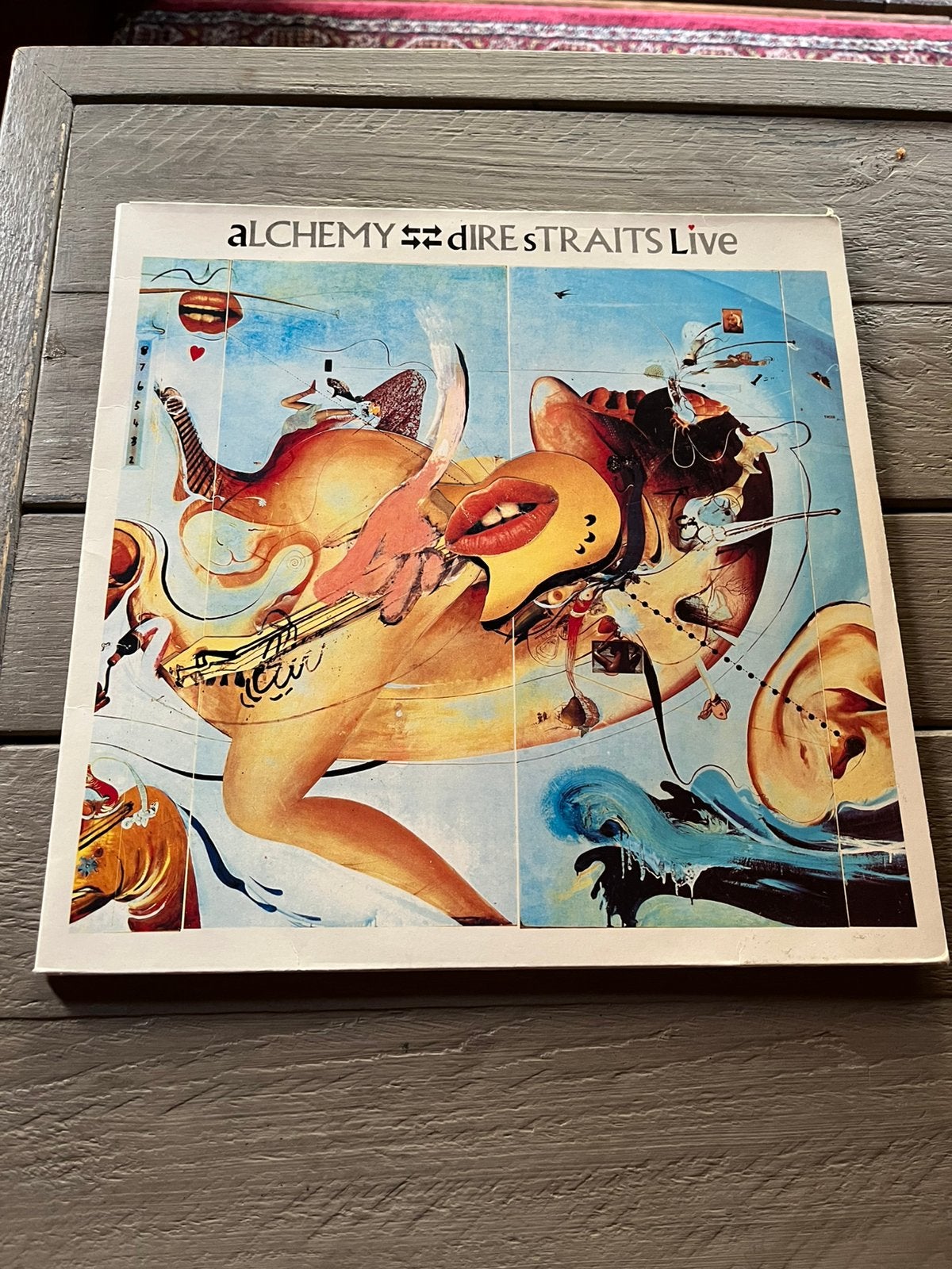 Dire Straits-Alchemy Live-LP Vinyl, 1980 - 1989, Ophalen of Verzenden, Zo goed als nieuw, Inclusief binnenhoes