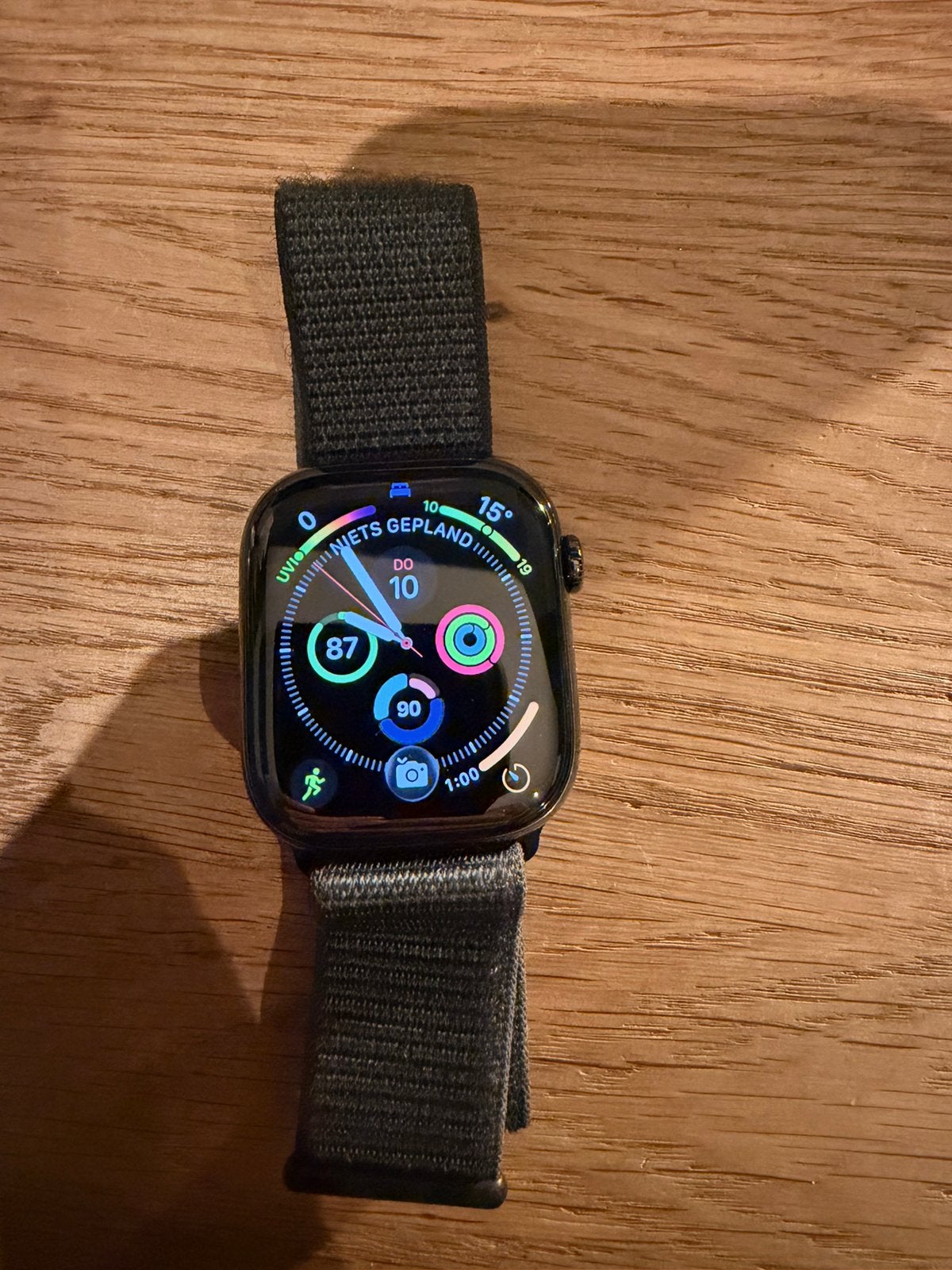 Apple Watch Series 10 46 mm Titanium GPS & LTE/Cellular, Gebruikt, Apple Watch ⌚️, Zwart, IOS