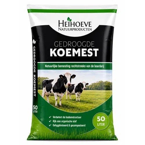Gedroogde Koemest 50 Liter, Tuin en Terras, Ophalen