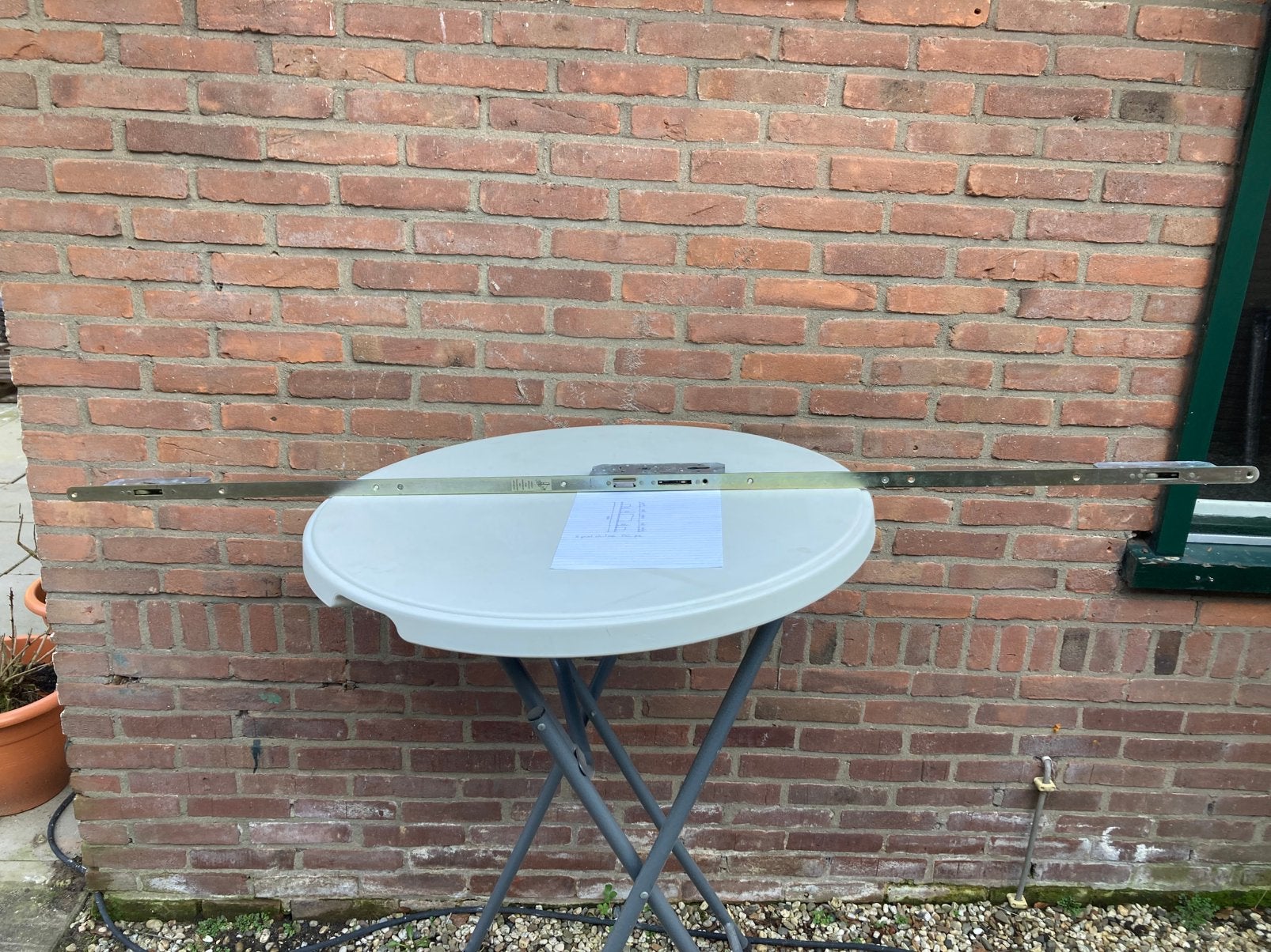 Nemef 3 punts sluiting 1700 mm PC 72, Doe-het-zelf en Verbouw, Hang- en Sluitwerk, Ophalen of Verzenden, Gebruikt, Slot
