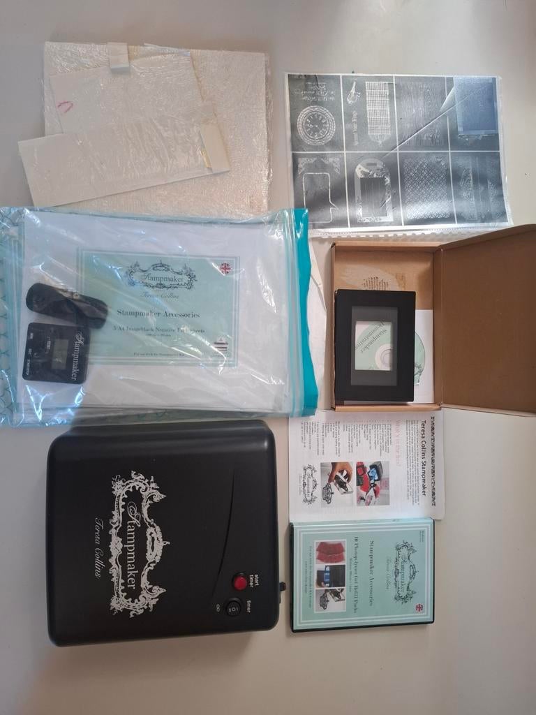 Teresa Collins Stampmaker Complete Set - Stempelmachine, Ophalen of Verzenden, Zo goed als nieuw, Overige typen