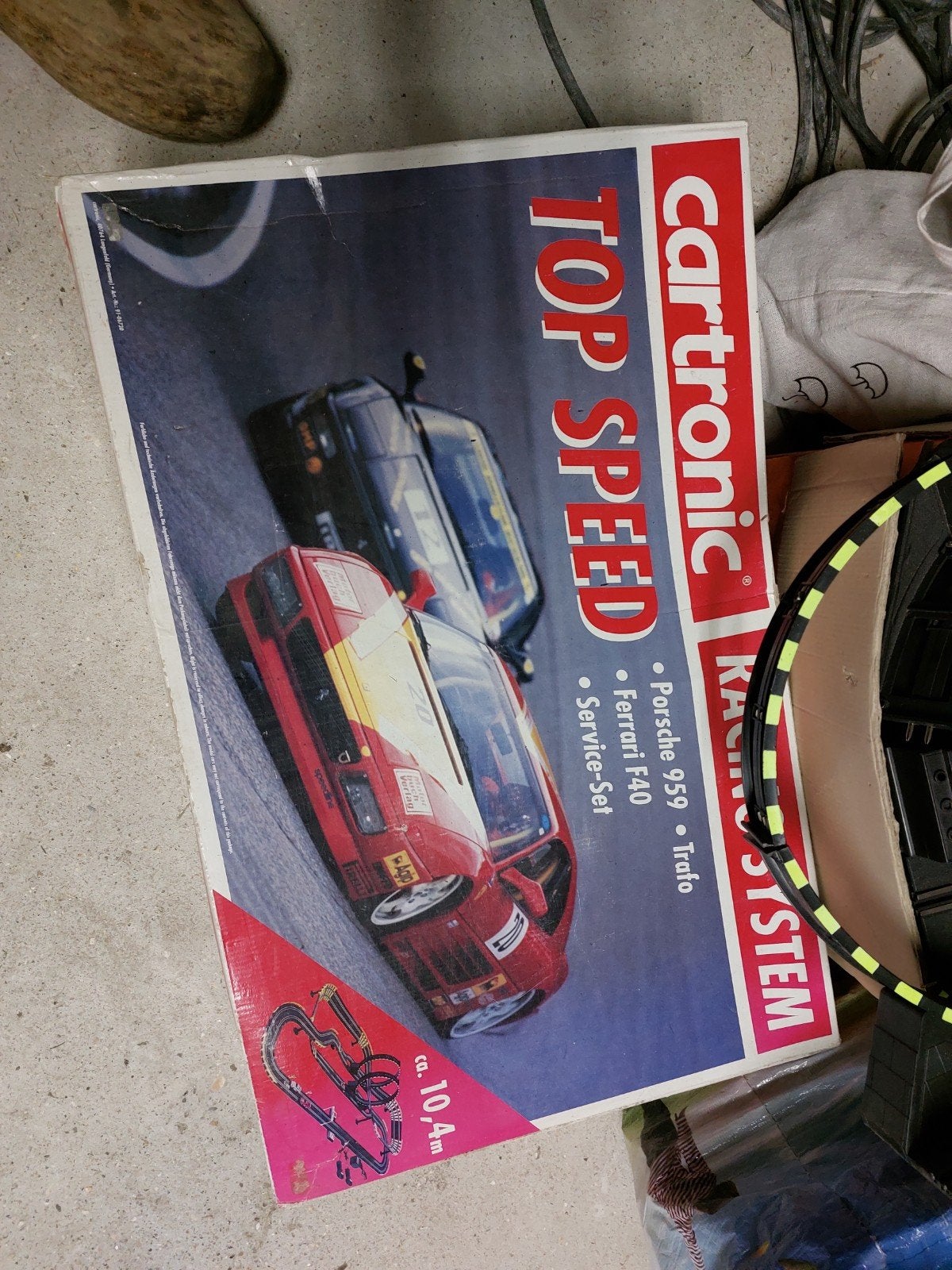Cartronic Top Speed Racebaan Set met Extra Onderdelen, Ophalen of Verzenden, Gebruikt, Elektrisch, Overige merken