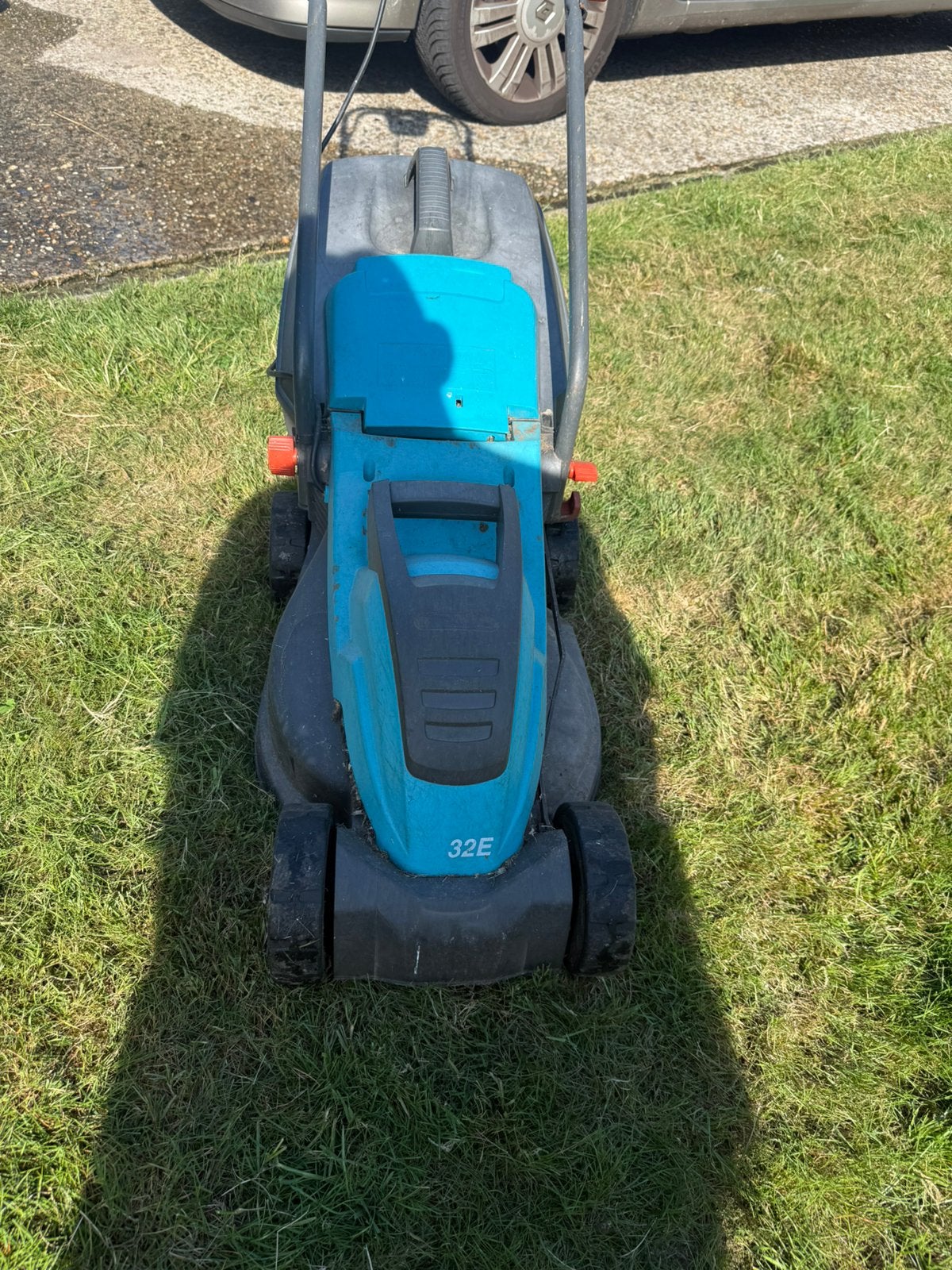 Gardena grasmaaier, Gebruikt, Elektrische grasmaaier, Ophalen of Verzenden, Opvangbak