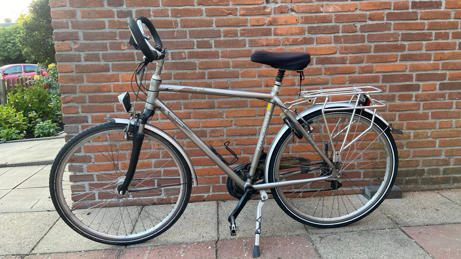 Raleigh Eagle Touring Comfort Herenfiets, Gebruikt, Velgrem, Versnellingen, 57 tot 61 cm