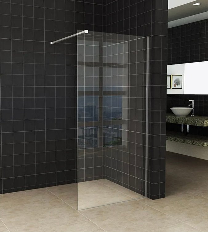 Glazen douchewand nieuw, Wiesbaden, Ophalen, 100 tot 150 cm, 200 cm of meer, Overige typen