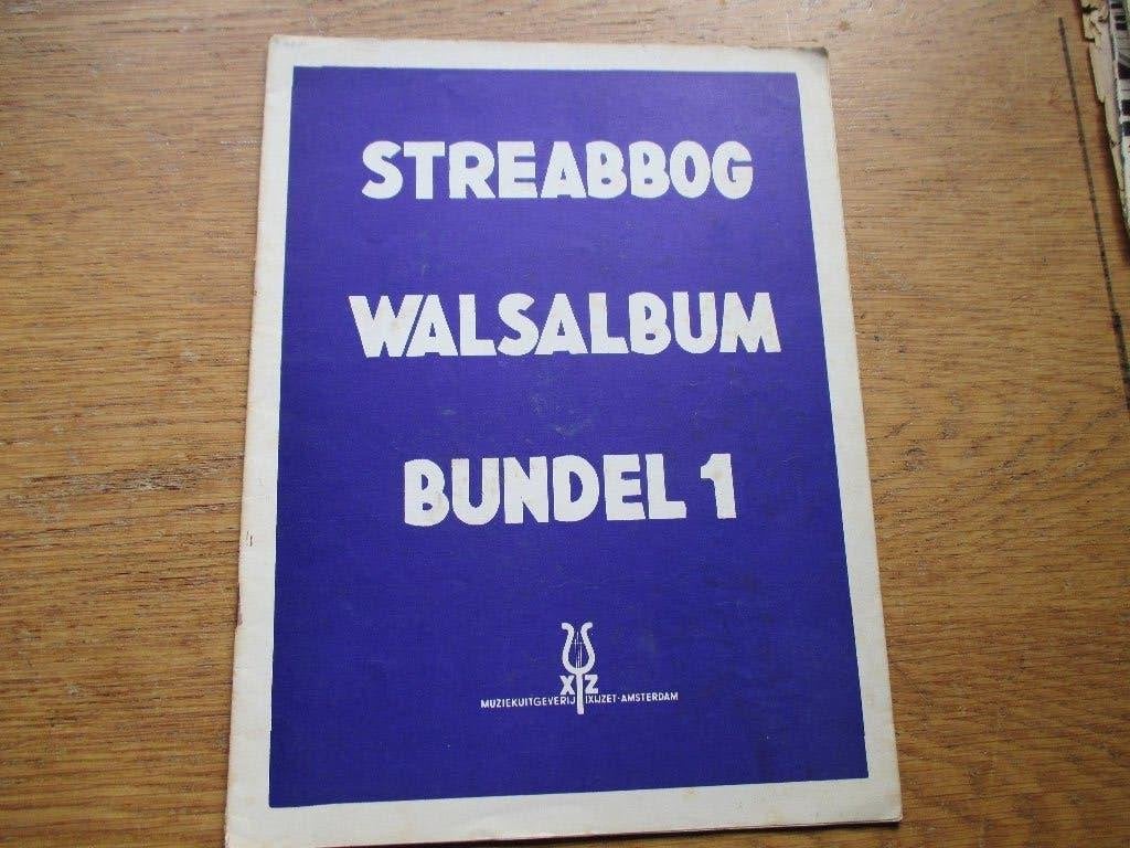 Streabbog walsalbum bundel 1 - piano, Muziek en Instrumenten, Bladmuziek, Gebruikt, Klassiek, Ophalen of Verzenden, Artiest of Componist