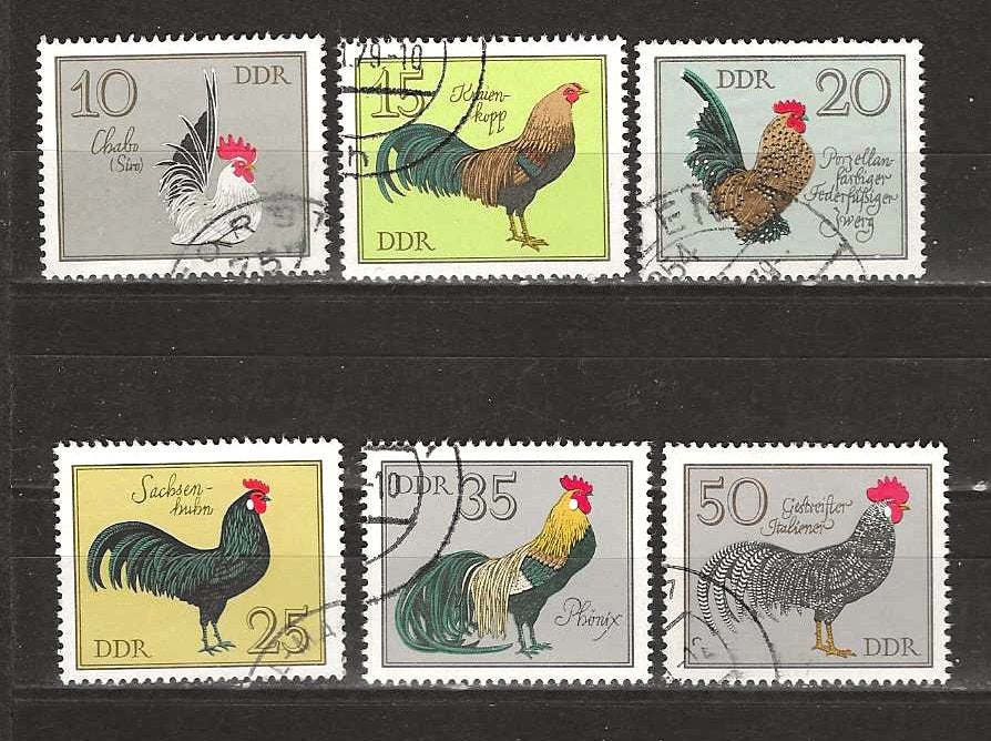 DDR 2394-2399, Postzegels en Munten, Ophalen of Verzenden, DDR, Gestempeld
